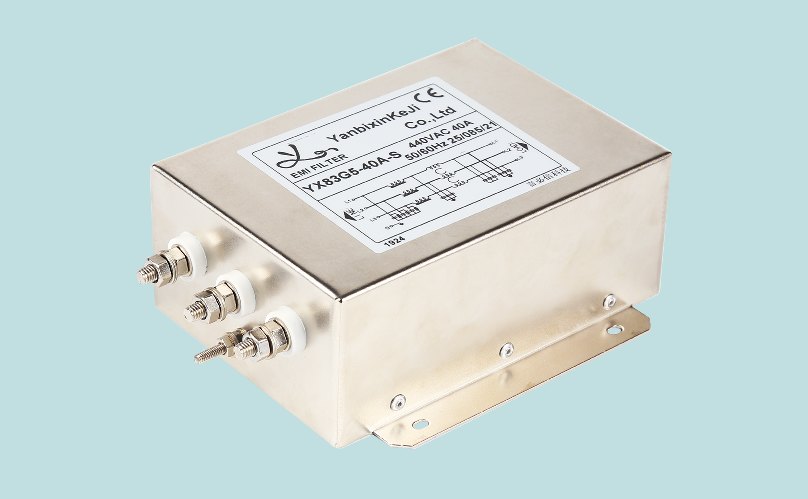 YX-83三相三線電源濾波器 YX-83三相三線電源濾波器