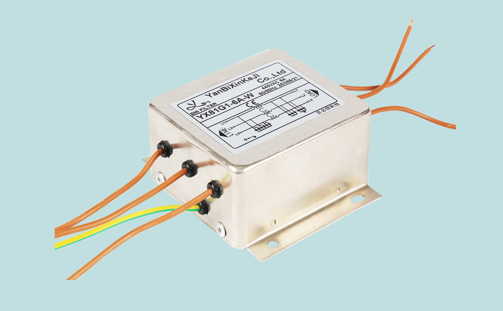 YX-81三相三線電源濾波器 YX-81三相三線電源濾波器