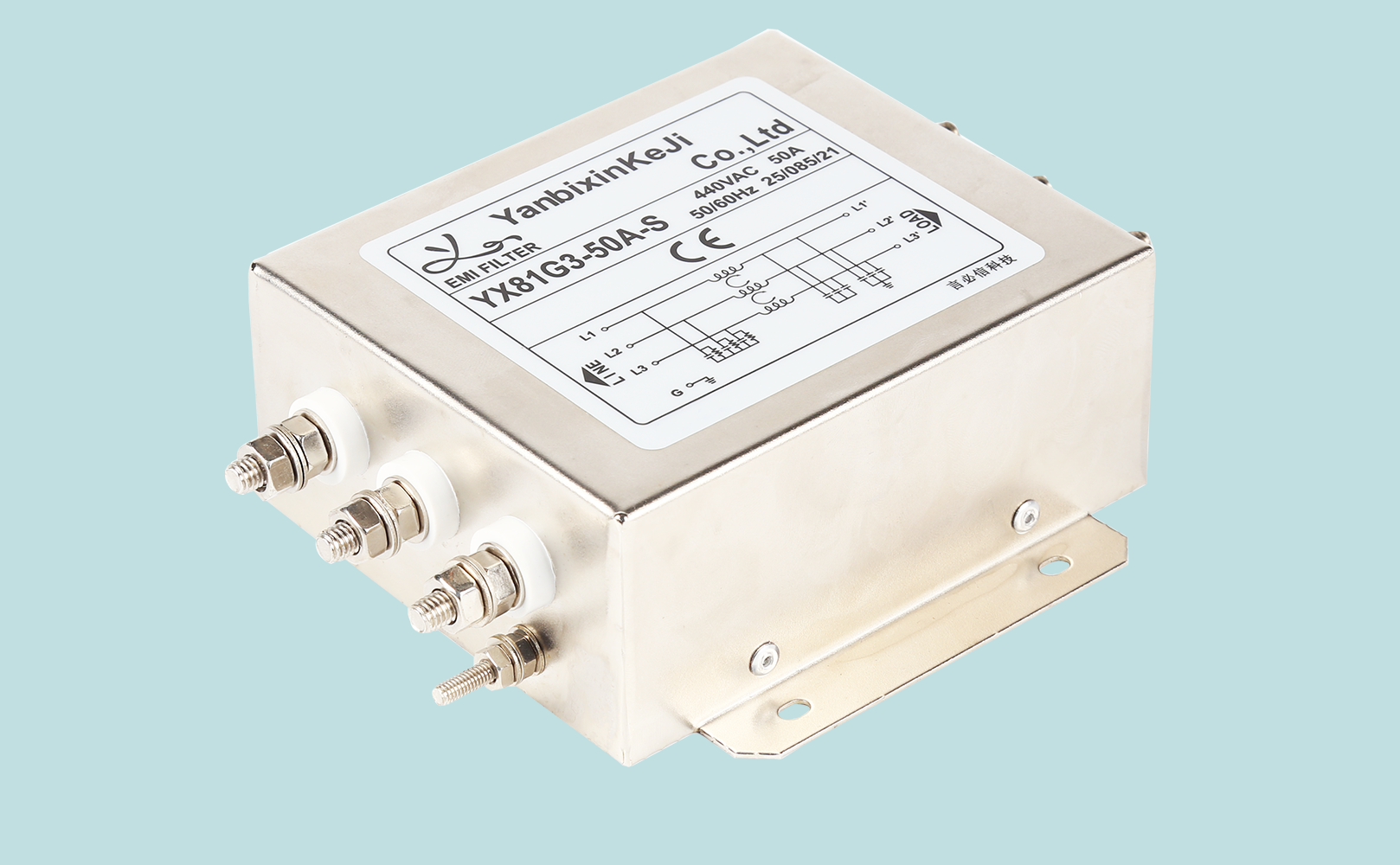 YX-81三相三線電源濾波器 YX-81三相三線電源濾波器
