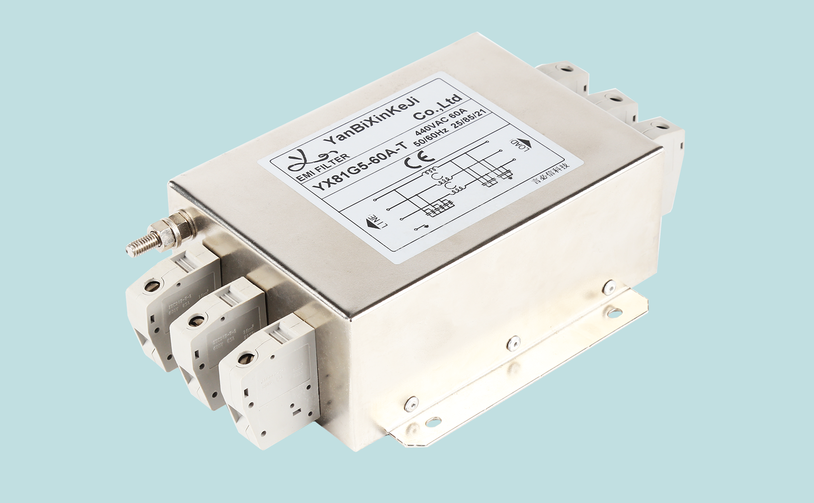 YX-81三相三線電源濾波器 YX-81三相三線電源濾波器